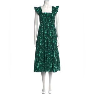 Hill House Home Green Floral Nap Dress
